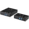 Kit Extensor HDMI por IP con Compresión Avanzada de Video, 1920 x 100 Pixeles, Transmisor y receptor AV, 15 m, Alámbrico, Negro