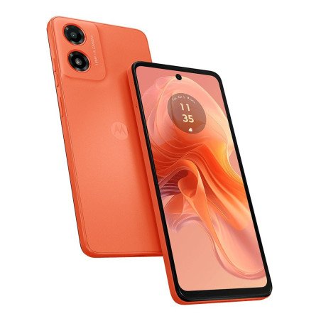 Smartphone Motorola G04 6.6" Unisoc T606 128GB/4GB Cámara 16MP/5MP Android 14 Color Naranja