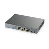 Switch gigabit Poe ZyXEL GS1300-18HP 17 puertos RJ45 100/1000 Mbps Poe af/at + 1 puerto SFP 1000mbps no-administrable 170w con 4