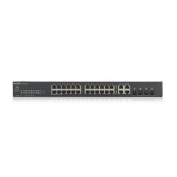Switch ZyXEL GS1920-24V2 24 puertos RJ45 100/1000 Mbps + 4 puertos combo RJ45/SFP 1000 Mbps administrable-l2 compatible con nébu