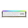 Memoria Adata UDIMM DDR4 16GB PC4-25600 3200MHz CL16 288pin 1.35v XPG spectrix d35g RGB blanco con disipador PC, gamer, alto ren