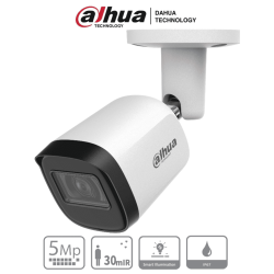 Cámara Bullet de 5 Megapixeles, Lente de 2.8mm, Angulo de visión 106 g