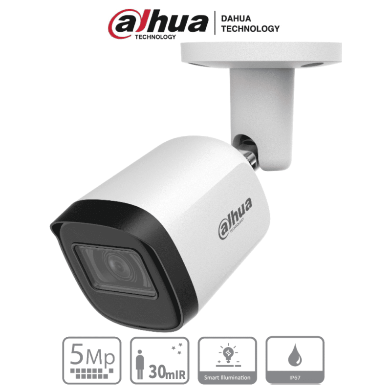 Cámara Bullet de 5 Megapixeles, Lente de 2.8mm, Angulo de visión 106 g Cámara Bullet de 5 Megapixeles, Lente de 2.8mm, Angulo de visión 106 g