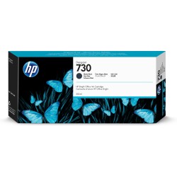 Cartucho de tinta HP para DesignJet 730 de 300 ml, Tinta a base de colorante, negro mate