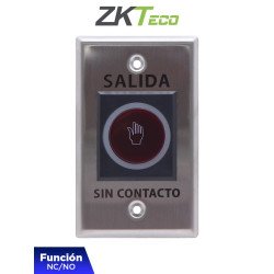 Botón de Salida sin Contacto, Salidas NC y NO, Rango de Detección hast