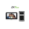 Kit de Videoportero IP, Monitor Color de 7 Pulgadas, Frente de Calle IP55, Cámara 1080P, PoE, Apertura con Tarjetas ID (125Mhz)