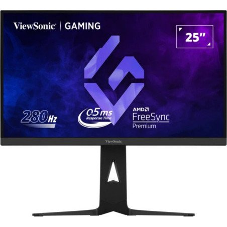 Monitor ViewSonic gamer XG2536, 24.5 pulgadas, 1920 x 1080, full hd, 280 Hz, 0.5 ms, AMD freesync, altavoces integrados, HDMI, d