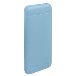 Power bank Perfect Choice carga rápida 22.5w con cable tipo C bolt azul