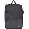 Mochila backpack Tech Zone negra expandible TZLBP14 para laptop de 16