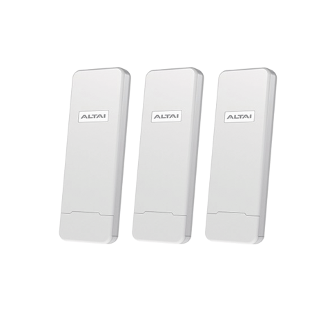 Paquete de 3 Puntos de Acceso C1N Super Wi-Fi en 2.4 GHz, Con Antenas Integradas Sectorial de 70°, Alta Sensibilidad, Hasta 300