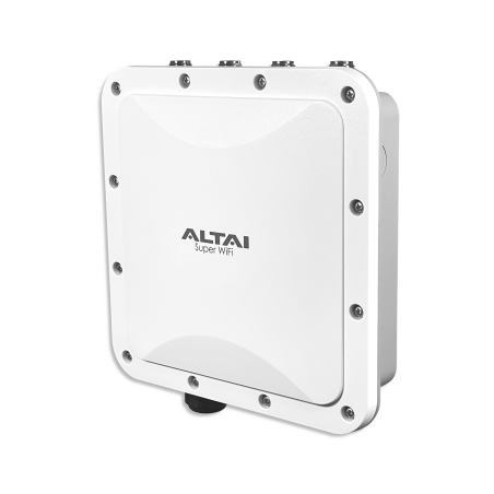 Punto de Acceso Industrial Super Wi-Fi 6 Conectorizado 2x2, Doble Banda Simultanea en 2.4 y 5 GHz, Hasta 400 m de Cobertura, 512