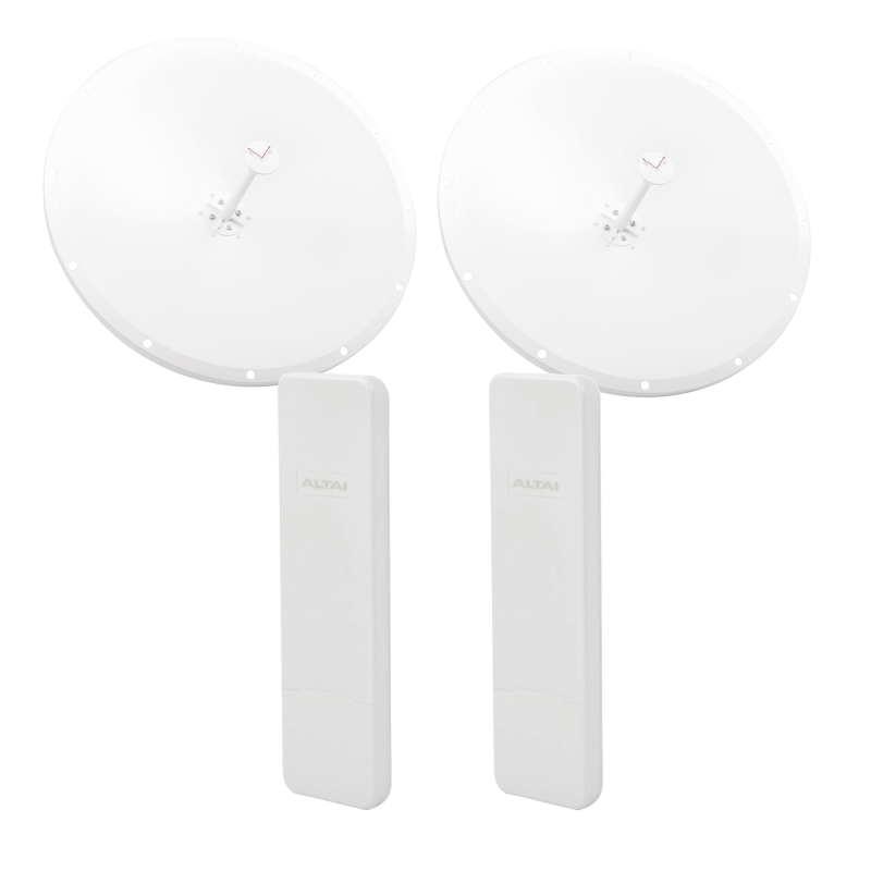 Kit de Enlace Completo PTP en 5 GHz, Hasta 20 km, con el Modelo Conectorizado C1XAN y Antena Direccional de 28 dBi Modelo TXP-D4