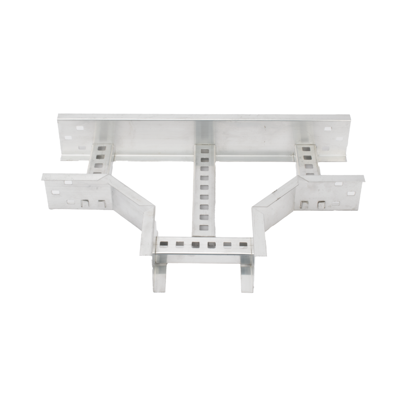 Derivación "T" Horizontal de Aluminio Perfil Z, Peralte 3 1/4", Ancho 6", Radio 8", Incluye Tornillería (CHTHEZ314R8X6AK)