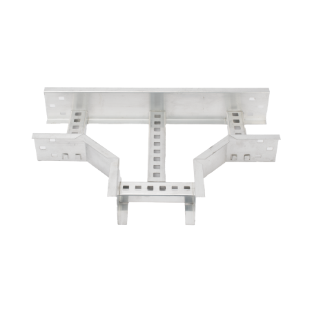 Derivación "T" Horizontal de Aluminio Perfil Z, Peralte 3 1/4", Ancho 6", Radio 8", Incluye Tornillería (CHTHEZ314R8X6AK)