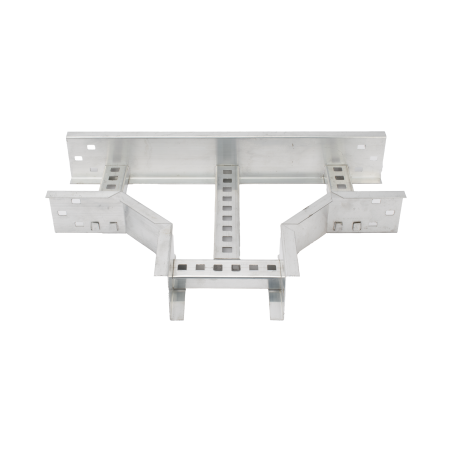 Derivación "T" Horizontal de Aluminio Perfil Z, Peralte 3 1/4", Ancho 9", Radio 8", Incluye Tornillería (CHTHEZ314R8X9AK)