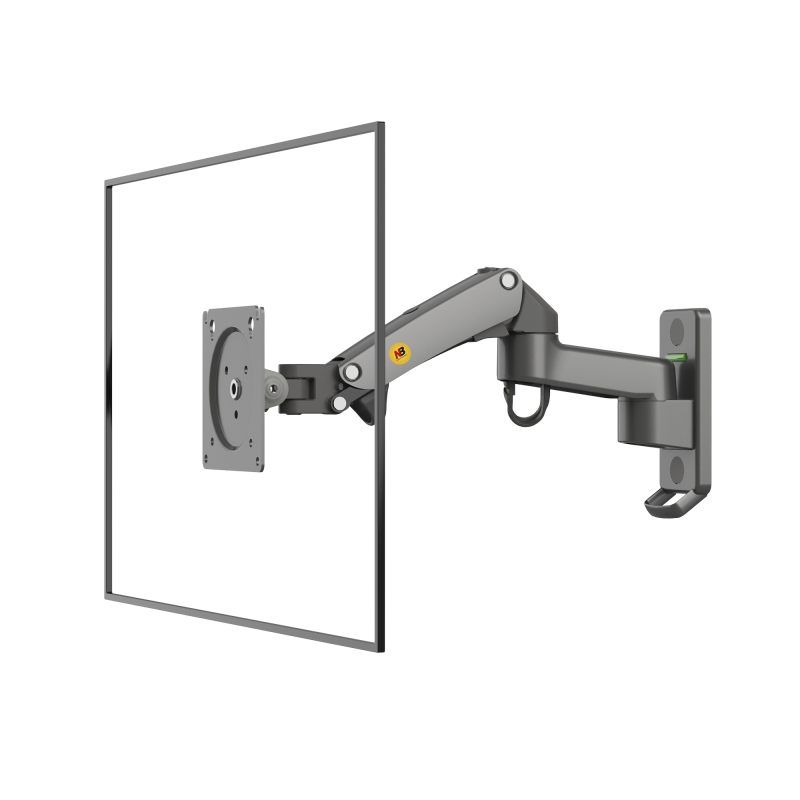 Montaje de Pared para Monitores de 17 a 35", Soporta hasta 12 Kg, Vesa 75 x 75, 100 x 100, Acero