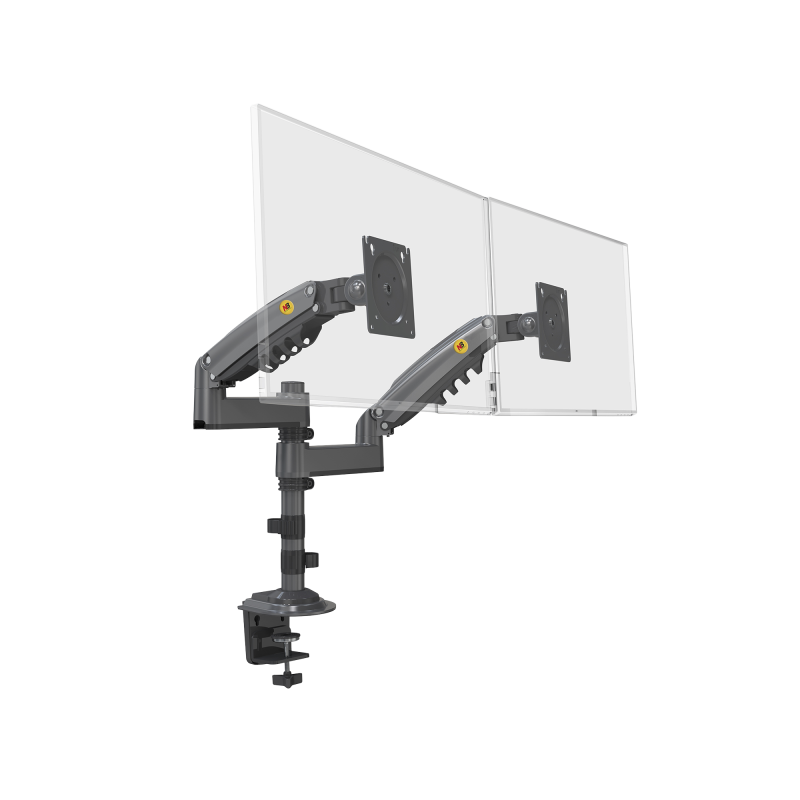 Montaje de Escritorio articulado para 2 monitores de 17 a 27", Soporta