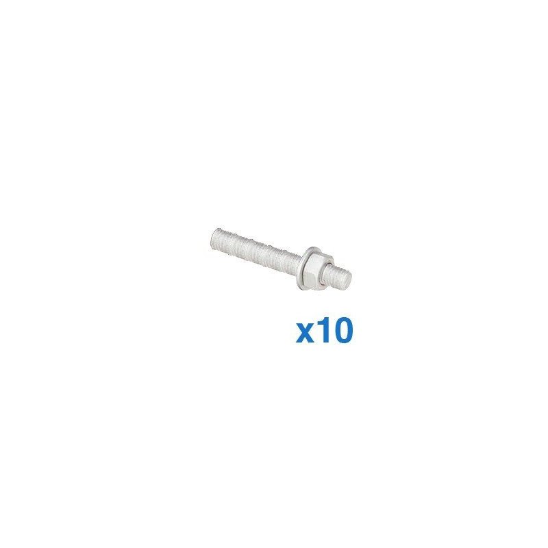 Tornillo para sujetador de plástico serie Click On. Paquete de 10 piez