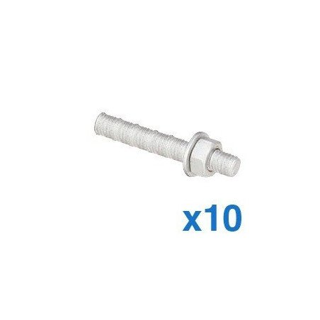 Tornillo para sujetador de plástico serie Click On. Paquete de 10 piez