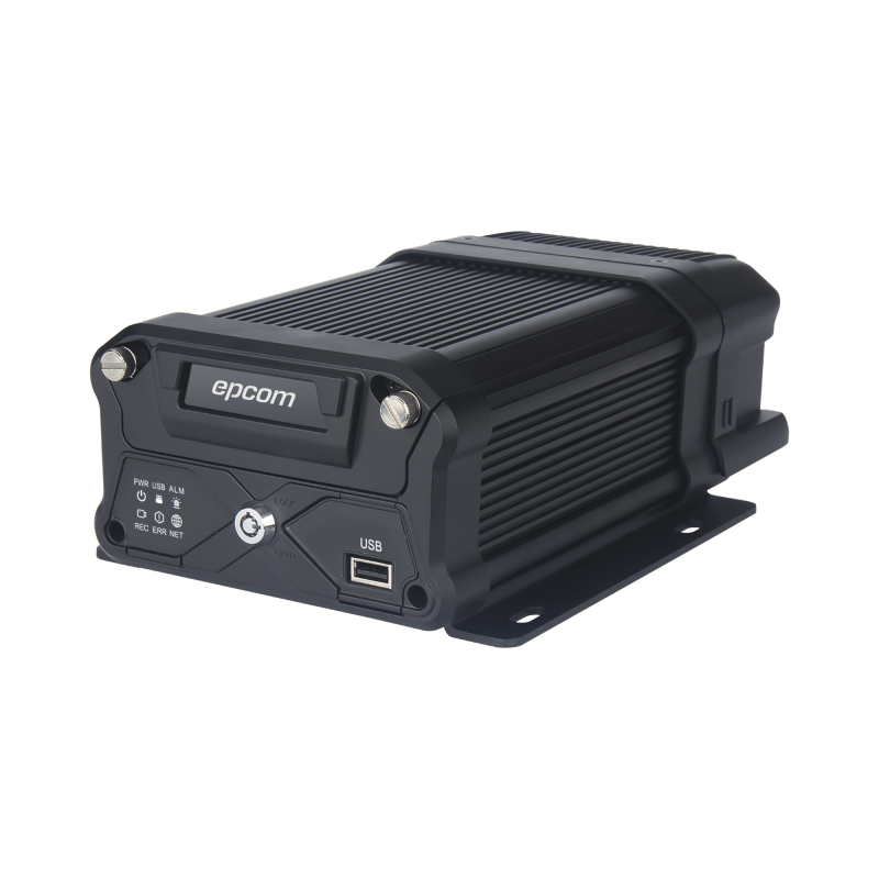 NUBE EPCOMGPS, DVR móvil, almacenamiento en HDD, 4 canales AHD + 4 canales IP, compresión de video H.265, CHIP IA embebido NUBE EPCOMGPS, DVR móvil, almacenamiento en HDD, 4 canales AHD + 4 canales IP, compresión de video H.265, CHIP IA embebido