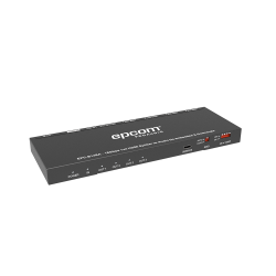 Splitter HDMI 1x4, 4K@60Hz, Extractor de Audio, Down Scaler, HDR 4:4:4