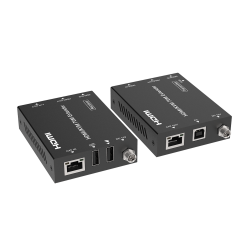 Kit Extensor HDMI con KVM, 70m, 4K2K@60Hz, 4:4:4, HDMI2.0b y HDCP 2.2, Salida de Audio 3.5mm, Admite PoC, Admite USB 1.1