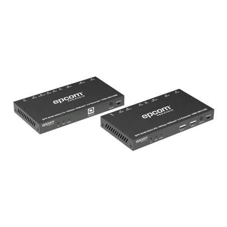 Kit Extensor HDMI, 4K2K@60HZ, HDR 4:4:4, HDBaseT, 100M, Salida de Audio, HDCP 2.2, IR Bidireccional, Admite la función USB KVM