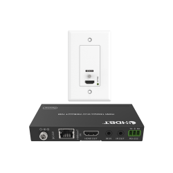 Kit Extensor HDBaseT, 4K2K@60Hz 40m, 1080p 70m, Función PoC, IR Bidire