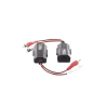 Balun Extensor de audio análogo estéreo RCA a RJ45, Distancia 800 mts, Cable CAT5-6, Conector 100% COBRE, protección TVS, Calida