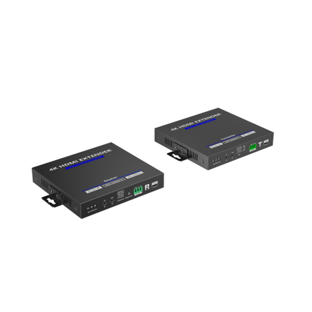 KIT EXTENSOR HDMI 4K@60HZ sobre IP GIGABIT, IPCOLOR, 100m en Conexión 