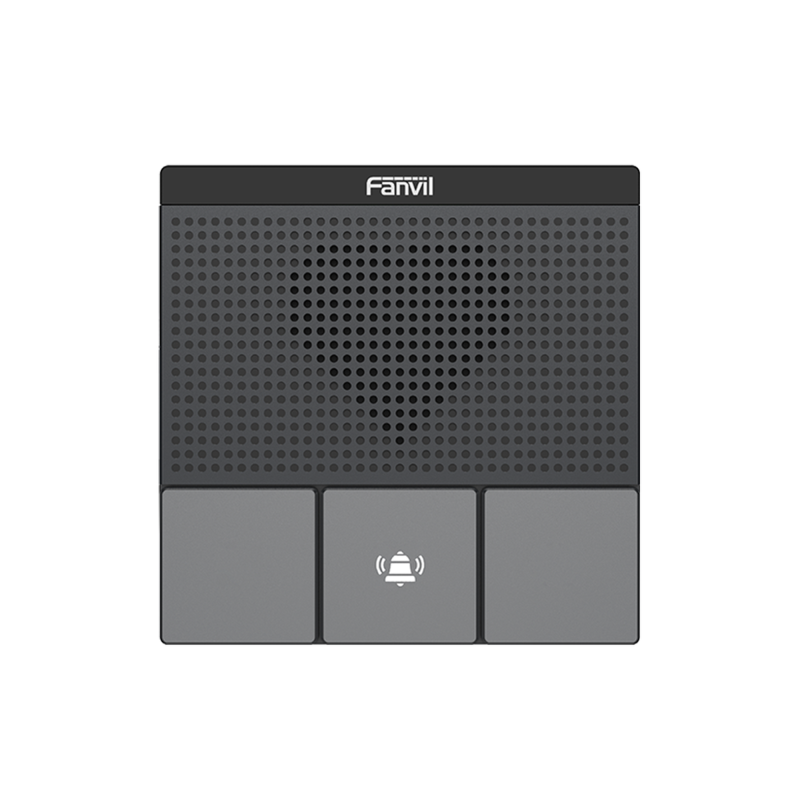 Mini Intercomunicador Wi-Fi para hotelería, hospitales, con diseño elegante, PoE, 3 botones, 1 relevador integrado de salida y e