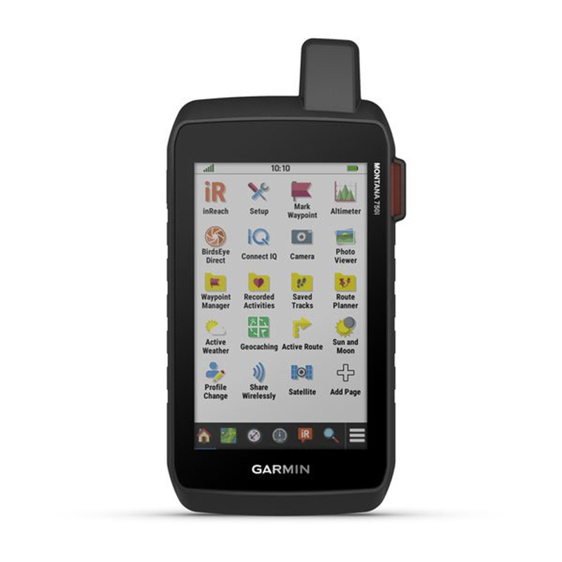 Navegador GPS portátil Montana® 750i con pantalla táctil, tecnología inReach® y cámara de 8 megapíxeles Navegador GPS portátil Montana® 750i con pantalla táctil, tecnología inReach® y cámara de 8 megapíxeles