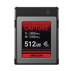 Memoria CFexpress tipo B, Clase 10 de 512 GB, Especializada para Cámaras de Fotografía y Video, 1800 MB/s Lectura, 1700 MB/s Esc