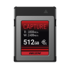 Memoria CFexpress tipo B, Clase 10 de 512 GB, Especializada para Cámaras de Fotografía y Video, 1800 MB/s Lectura, 1700 MB/s Esc