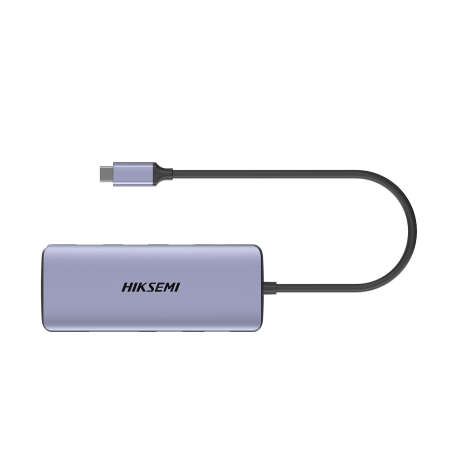 Hub (Adaptador) USB - C, 8 en 1, 1 Salida HDMI (4K), 1 Salida USB 2.0, 3 Salidas USB 3.0, 1 Salida SD (Memoria SD), 1 Salida TF