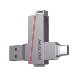 Memoria USB Dual de 256 GB, USB-C y USB-A, Transferencia de Alta Velocidad, Metálica, Compatible con Dispositivos Móviles, Windo