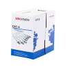 Bobina de Cable de 305 m (1000 ft) Cat 6, 100% Cobre, Color Blanco, Uso en Interior, PVC