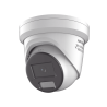 Cámara [Dual Light + ColorVu] Turret IP 8 Megapixel, Lente 2.8 mm, 40 mts IR + 40 mts Luz Blanca, Exterior IP67, Luz Intermitent
