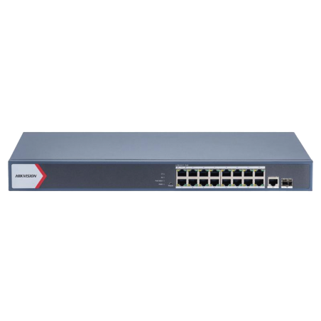 Switch Gigabit PoE+, Administrable, 16 Puertos 1000 Mbps PoE+, 1 Puerto 1000 Mbps de Uplink, 1 Puerto SFP, Configuración Remota