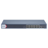 Switch Gigabit PoE+, Administrable, 16 Puertos 1000 Mbps PoE+, 1 Puerto 1000 Mbps de Uplink, 1 Puerto SFP, Configuración Remota