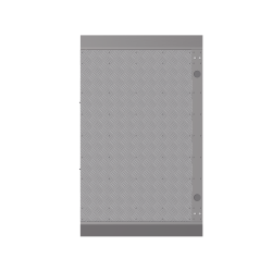 Base ADICIONAL para Torniquetes de la Serie DSK3B961, Añade 1 Carril de 90 cm, Requiere DS-K3B961TX-BASE900-S