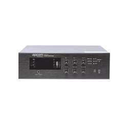 Mini amplificador de audio mezclador, 240w RMS, sistema 70, 100v, mp3, tuner, bluetooth, música ambiental y voceo