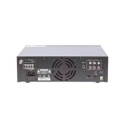 Mini amplificador de audio mezclador, 240w RMS, sistema 70, 100v, mp3, tuner, bluetooth, música ambiental y voceo