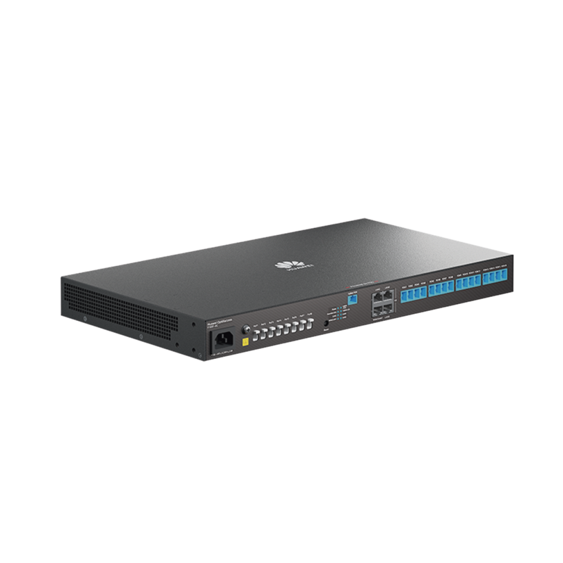 HUAWEI MiniFTTO - Gateway Óptico, 4 puertos GE (WAN/LAN) + 1 puerto XGPON (SC/UPC) + 8 puertos PoF (XC/UPC) + 16 puertos GPON(SC