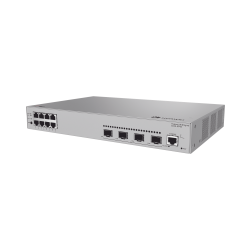 Switch Gigabit Administrable PoE Capa 2, 8 puertos 10/100/1000 Mbps (PoE), 4 Puertos SFP Uplink, 125W, PoE Perpetuo, Administrac