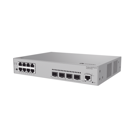 Switch Gigabit Administrable Capa 2, 8 puertos 10/100/1000 Mbps, 4 Puertos SFP Uplink, Administración Nube Gratis