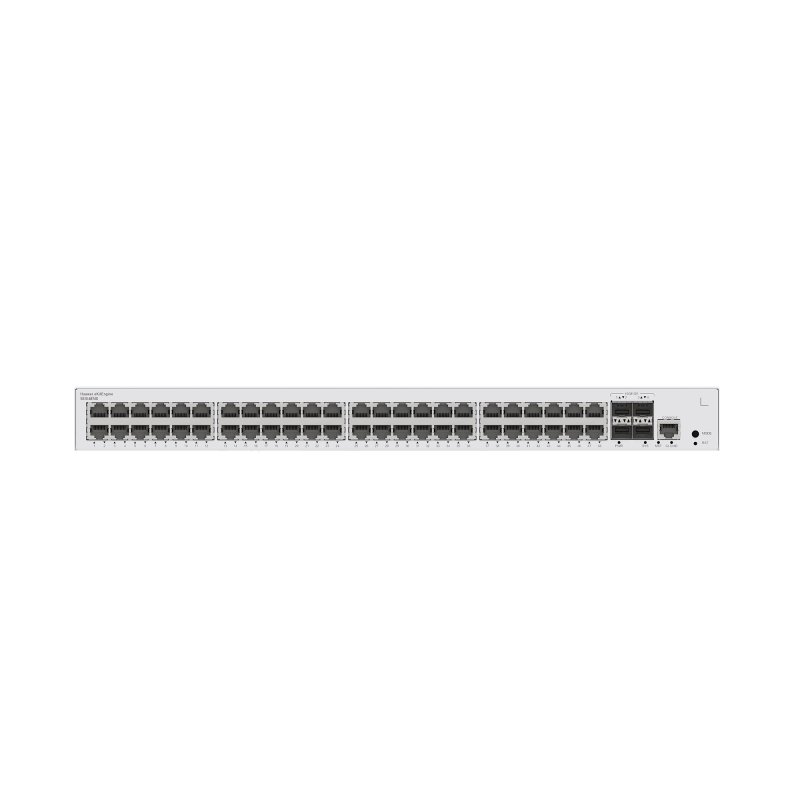 Switch Gigabit Administrable Capa 3, 48 puertos 10/100/1000 Mbps, 4 Puertos SFP+ Uplink, iStack, Administración Nube Gratis