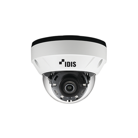 Cámara domo 5mp lente 2.8mm, ir20m, Poe extender puerto RJ45 adicional, WDR real, interior