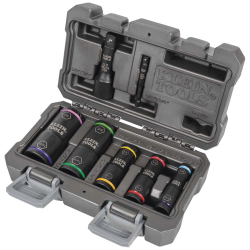 Juego de Dados de Impacto de 7 piezas, Medidas: 3/8 x 7/16'', 1/2 x 9/