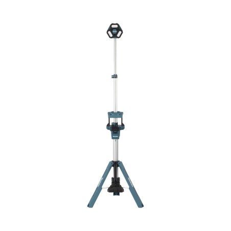 Torre para Iluminación inalámbrica de Zona/Multidireccional con tres Cabezales, se extiende hasta 2.2 metros, Utiliza batería LX